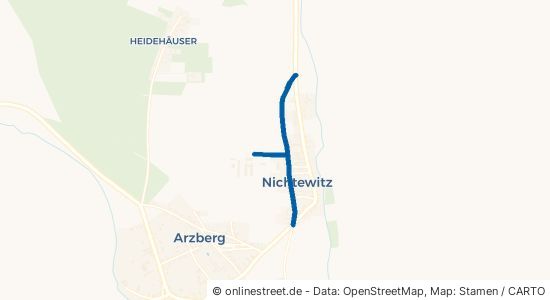 Neue Straße Arzberg Nichtewitz 