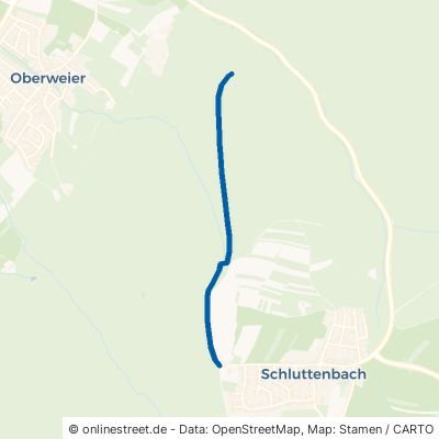 Langer Weg Ettlingen Schluttenbach 