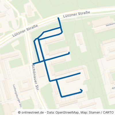 Weißdornstraße Leipzig Grünau-Ost 