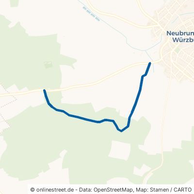 Waldweg Neubrunn 
