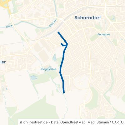 Johannesstraße Schorndorf 