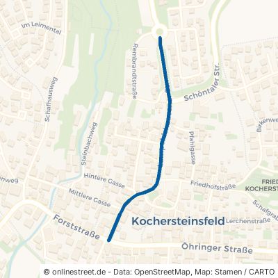 Lampoldshausener Straße Hardthausen am Kocher Kochersteinsfeld 