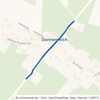 Kablower Straße Heidesee Dannenreich 