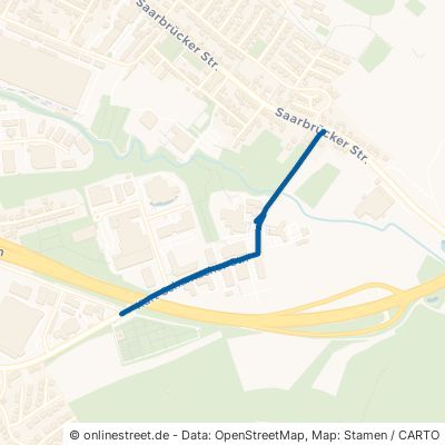 Kurt-Schumacher-Straße Saarbrücken Brebach-Fechingen 