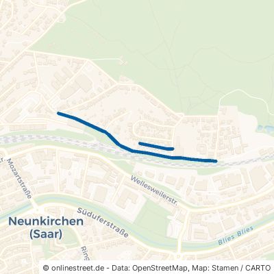 Pfalzbahnstraße Neunkirchen Innenstadt 