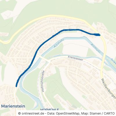 Rebdorfer Straße Eichstätt Marienstein 