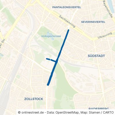 Vorgebirgstraße Köln Neustadt-Süd 