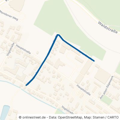 Kurze Straße Waldheim 