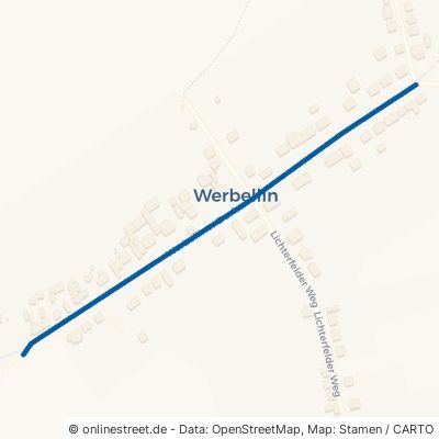 Werbelliner Dorfstraße Schorfheide Werbellin 