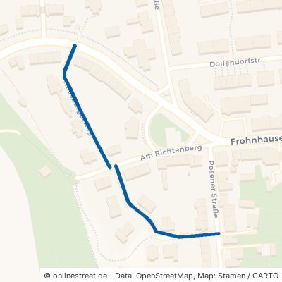Thiesbürgerweg 45145 Essen Frohnhausen Stadtbezirke III