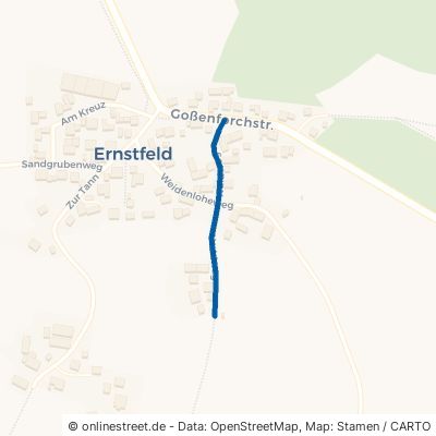 Waldweg Schlammersdorf Ernstfeld 