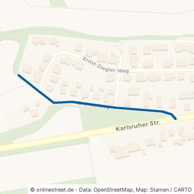 Bründelweg Sinsheim Dühren 