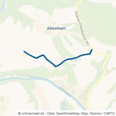 Braunsdorfer Straße Frankenberg (Sachsen) Altenhain 