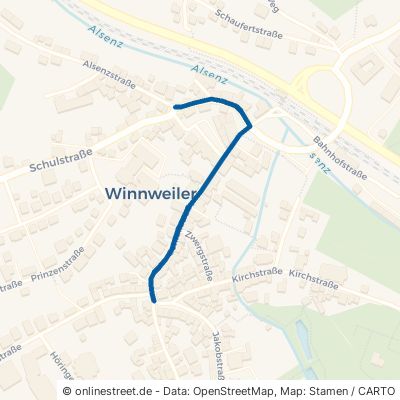 Schloßstraße Winnweiler Kupferschmelz 