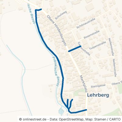 Rezatstraße Lehrberg Schönbronn 
