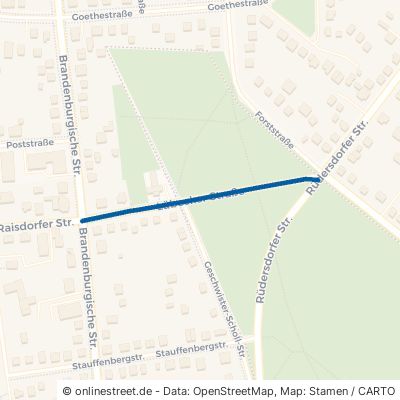 Lübecker Straße Schöneiche 