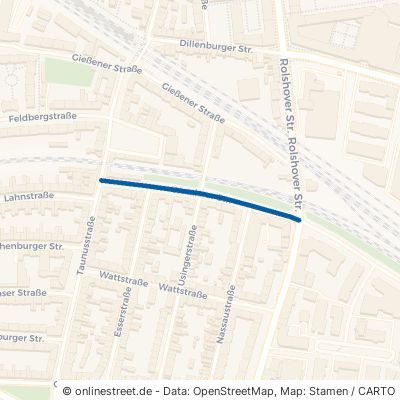 Wetzlarer Straße Köln Humboldt-Gremberg 