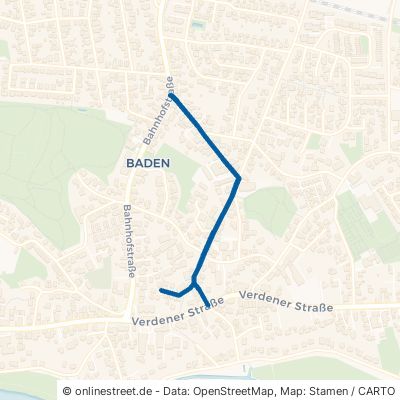 Badener Dorfstraße Achim Baden 