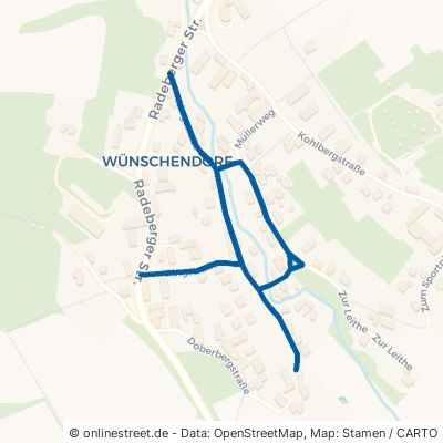 Ringstraße Dürrröhrsdorf-Dittersbach Wünschendorf 