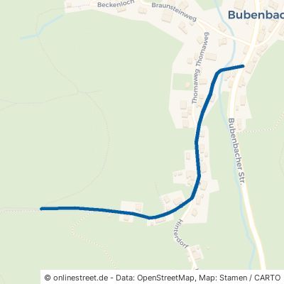 Glaserweg Eisenbach Bubenbach 
