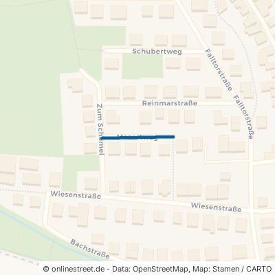 Mozartweg Ubstadt-Weiher Zeutern 