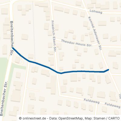 Kurt-Schumacher-Straße Habichtswald Ehlen 