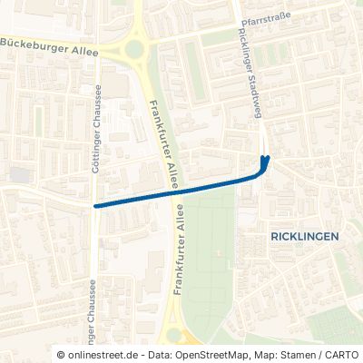 Anne-Stache-Allee Hannover Ricklinger Stadtweg 