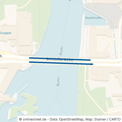 Schloßbrücke 45468 Mülheim an der Ruhr Altstadt I 