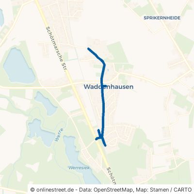 Altdorferstraße Lage Waddenhausen 