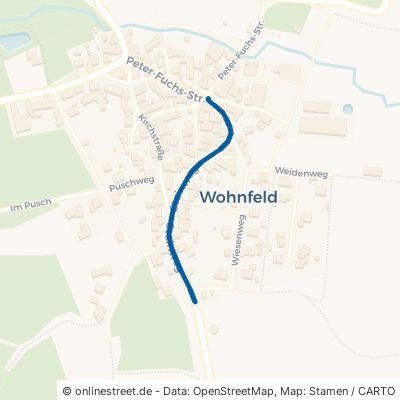 Steinweg Ulrichstein Wohnfeld 