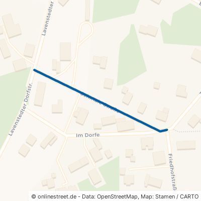 Schmale Straße Selsingen Lavenstedt 