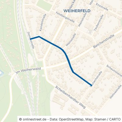 Kniebisstraße Karlsruhe Weiherfeld-Dammerstock 