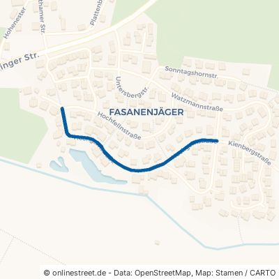 Hochgernstraße Traunreut Fasanenjäger 