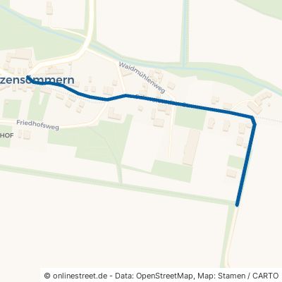 Schwerstedter Straße Kutzleben Lützensömmern 
