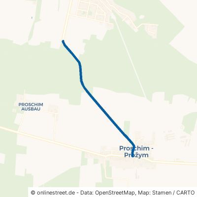 Welzower Straße Welzow Proschim 