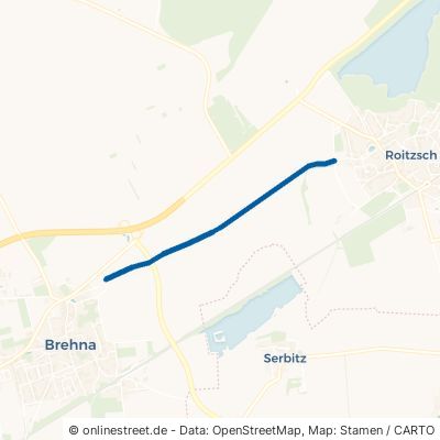 Stangenweg Sandersdorf-Brehna Roitzsch 