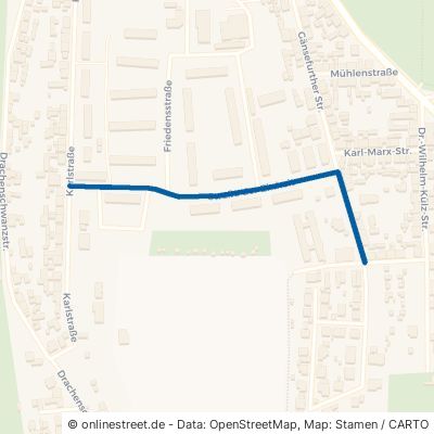 Straße Der Einheit Staßfurt Löderburg 