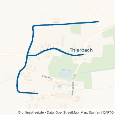 Thierbacher Dorfstraße Meineweh Thierbach 