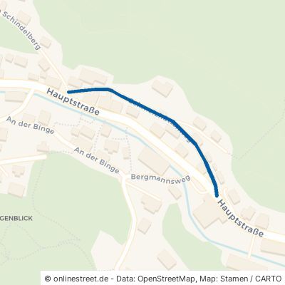 Schmelzhüttenweg Seiffen (Erzgebirge) 