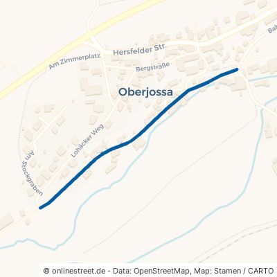 Talstraße Breitenbach am Herzberg Oberjossa 