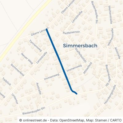 Feldstraße Eschenburg Simmersbach 