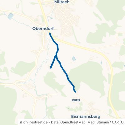 Eismannsberger Straße Miltach Oberndorf 