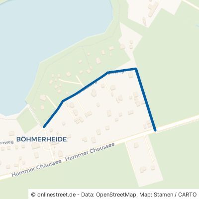 Amselweg Schorfheide Böhmerheide 