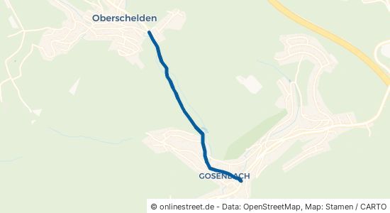 Oberschelder Straße Siegen Oberschelden 