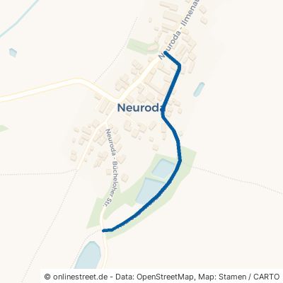 Neuroda - Traßdorfer Straße Arnstadt Neuroda 