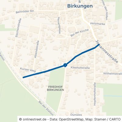 Neue Straße Leinefelde-Worbis Birkungen 