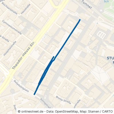 Kronprinzstraße 70173 Stuttgart Mitte Stuttgart-Mitte