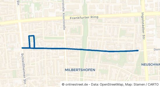 Milbertshofener Straße München Milbertshofen-Am Hart 