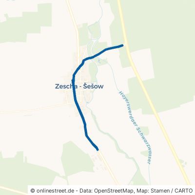 Neschwitzer Straße Neschwitz Zescha 