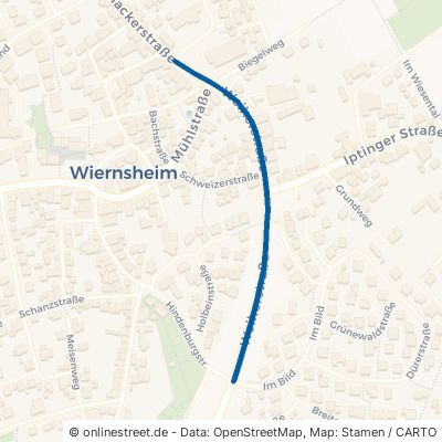 Weiherstraße Wiernsheim 